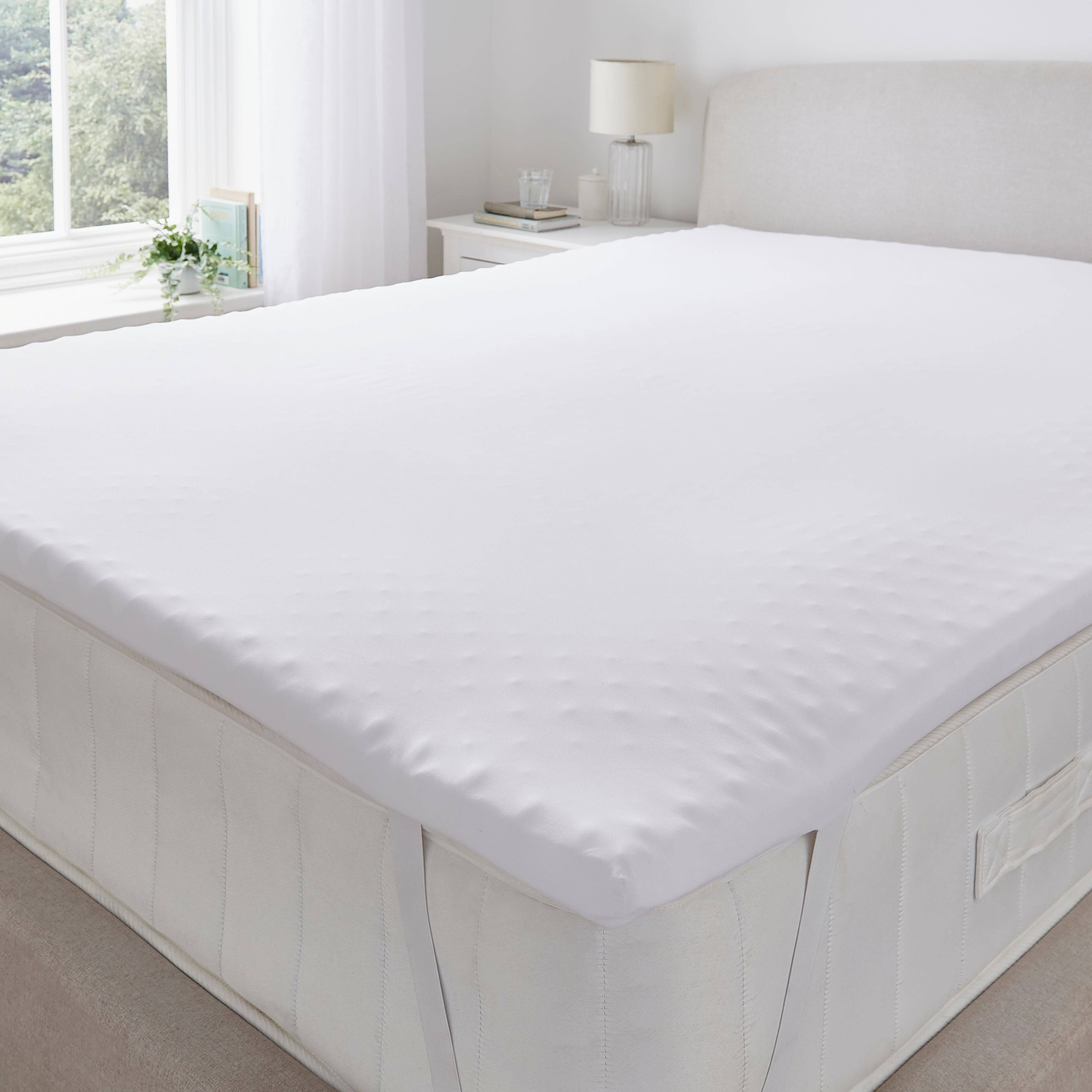 Memory Foam Topper White