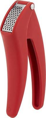 Easy press Kuhn Rikon Easy-Clean 7 Inch Red Garlic Press