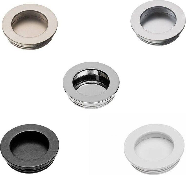 Pull Round Handle Recessed Circle Flush Door System