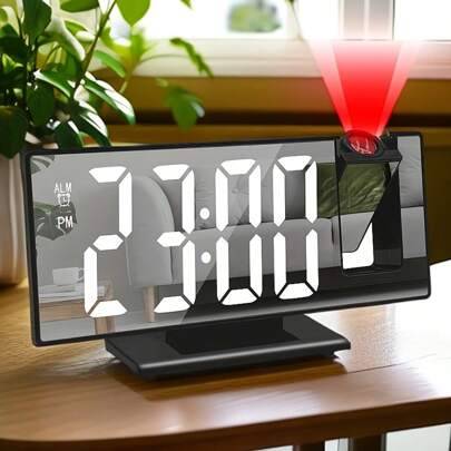 Projection alarm clock Shein LED Multifunctional Electronic Projection Clock