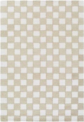 Ebern Designs Tan Rectangle 6' x 9' Area Rug