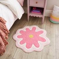 Dunelm Flower Rug