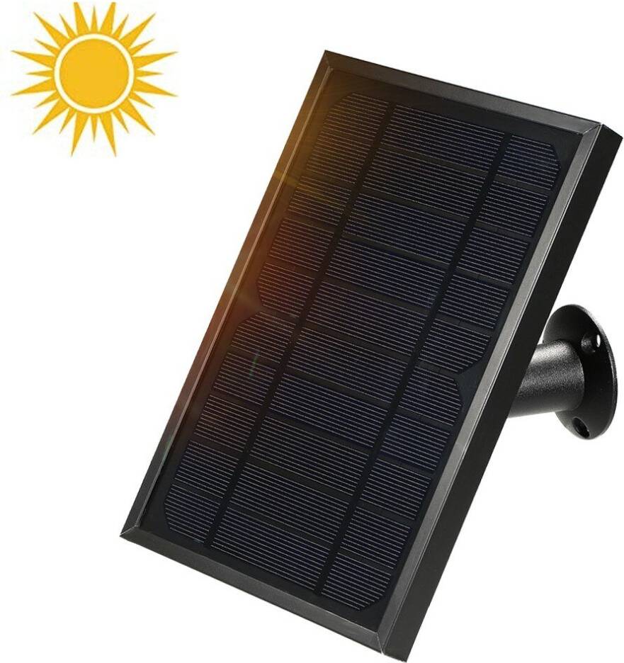 Solar Panel for Outdoor Wireless Security Camera