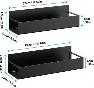 Spice storage Shein Magnetic Fridge Shelf Spice Storage Rack