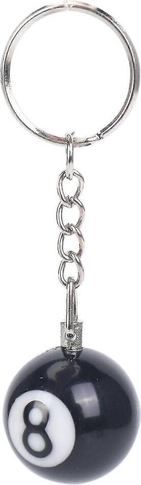 Kikidex Billiard Ball Key Chain Key R Happy No 8
