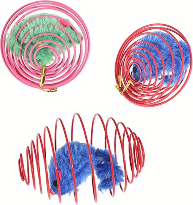 Temu 3pcs Colorful Spring Toy Set