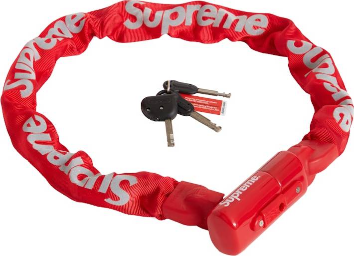 Supreme Kryptonite Integrated Chain Lock Red