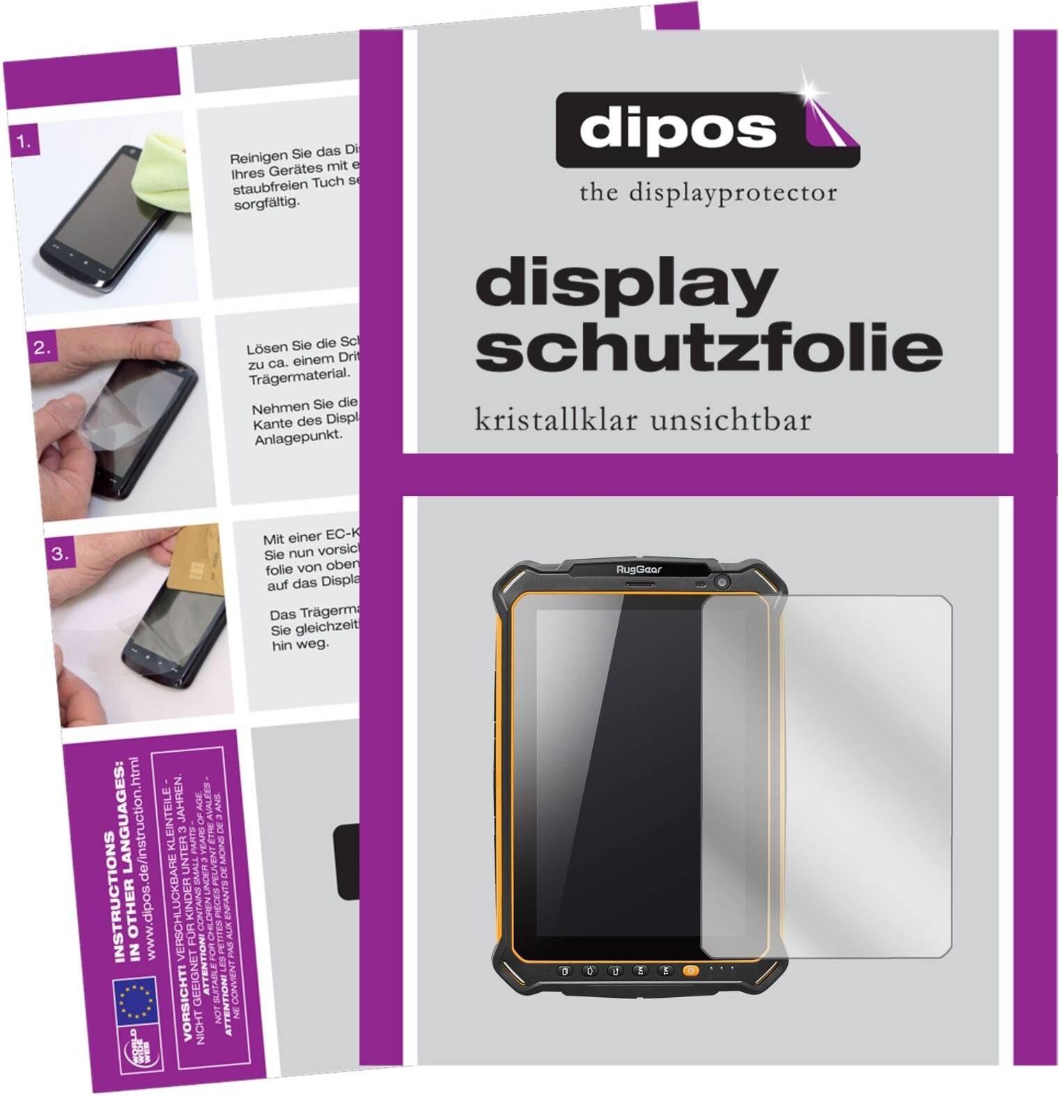 Dipos Screen Protector Ruggear RG910 Crystal