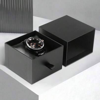 Shein Ribbon Pull-Out Kraft Paper Watch Box