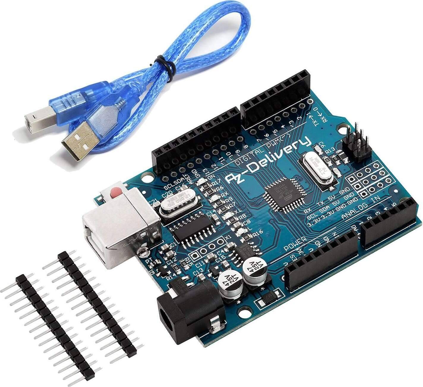 AZDelivery AZ-ATmega328 Microcontroller Board Set