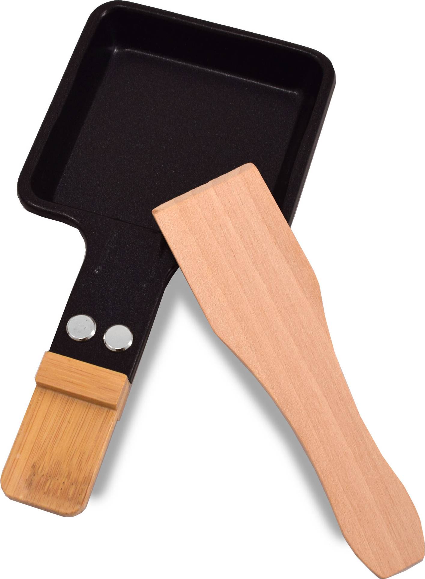Universal Grill Raclette Pfännchen Bambus