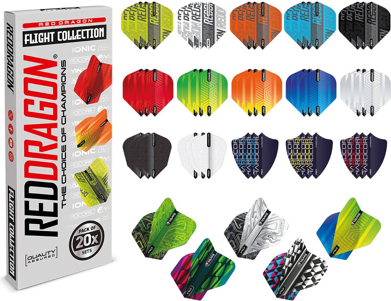 The red dragon Red Dragon 20pc Flight Collection