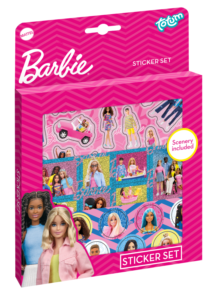 Totum Barbie Sticker Set April