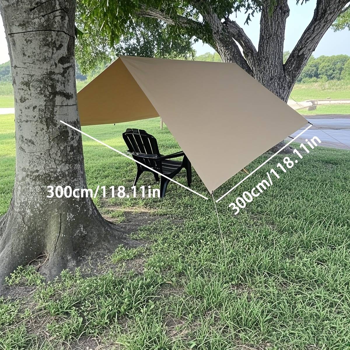 Temu 19-Point Compact Foldable Sunshade Canopy