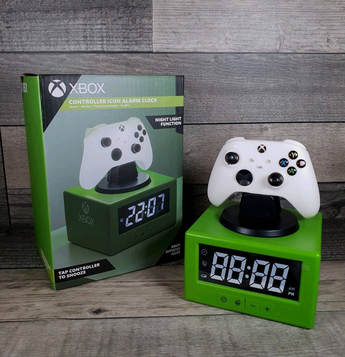 Microsoft xbox controller Microsoft Xbox Controller Icon Alarm Clock Night Light