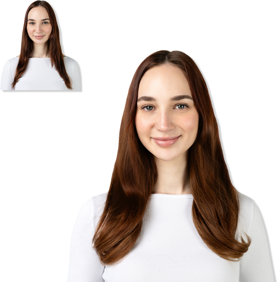 Human hair extensions Locks & Mane 16 Inch Clip-in Human Hair Extensions Gingerbread
