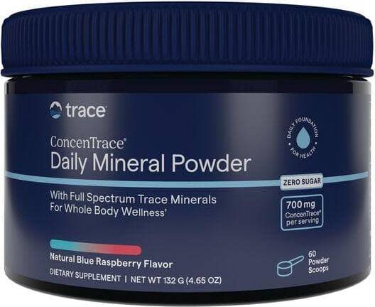Trace Minerals Research Daily Mineral Powder Blue Raspberry 4.65 oz
