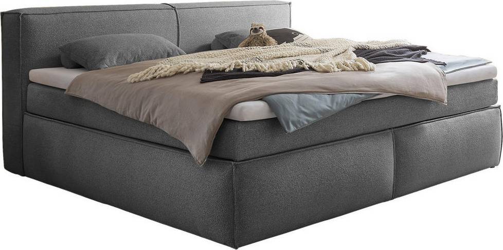 I boxx Boxx Dunkelgrau Boxspringbett