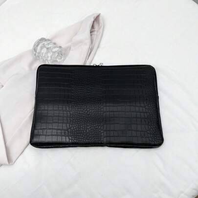 Shein Minimalist Solid Color Premium Notebook Case