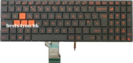 ASUS ROG GL702V UK Backlit Keyboard