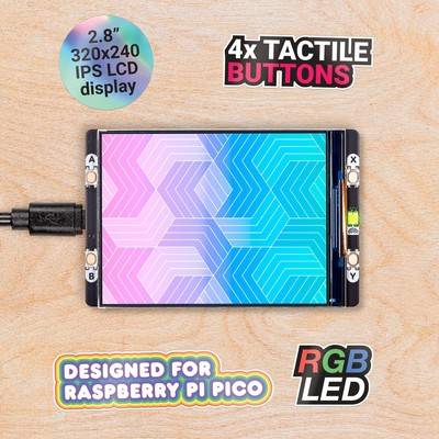 Pico Display Pack 2.8 Inch IPS LCD Screen