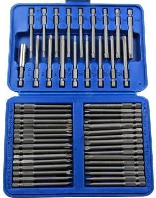 US PRO 50pc Extra Long Security Set Bit Screwdriver