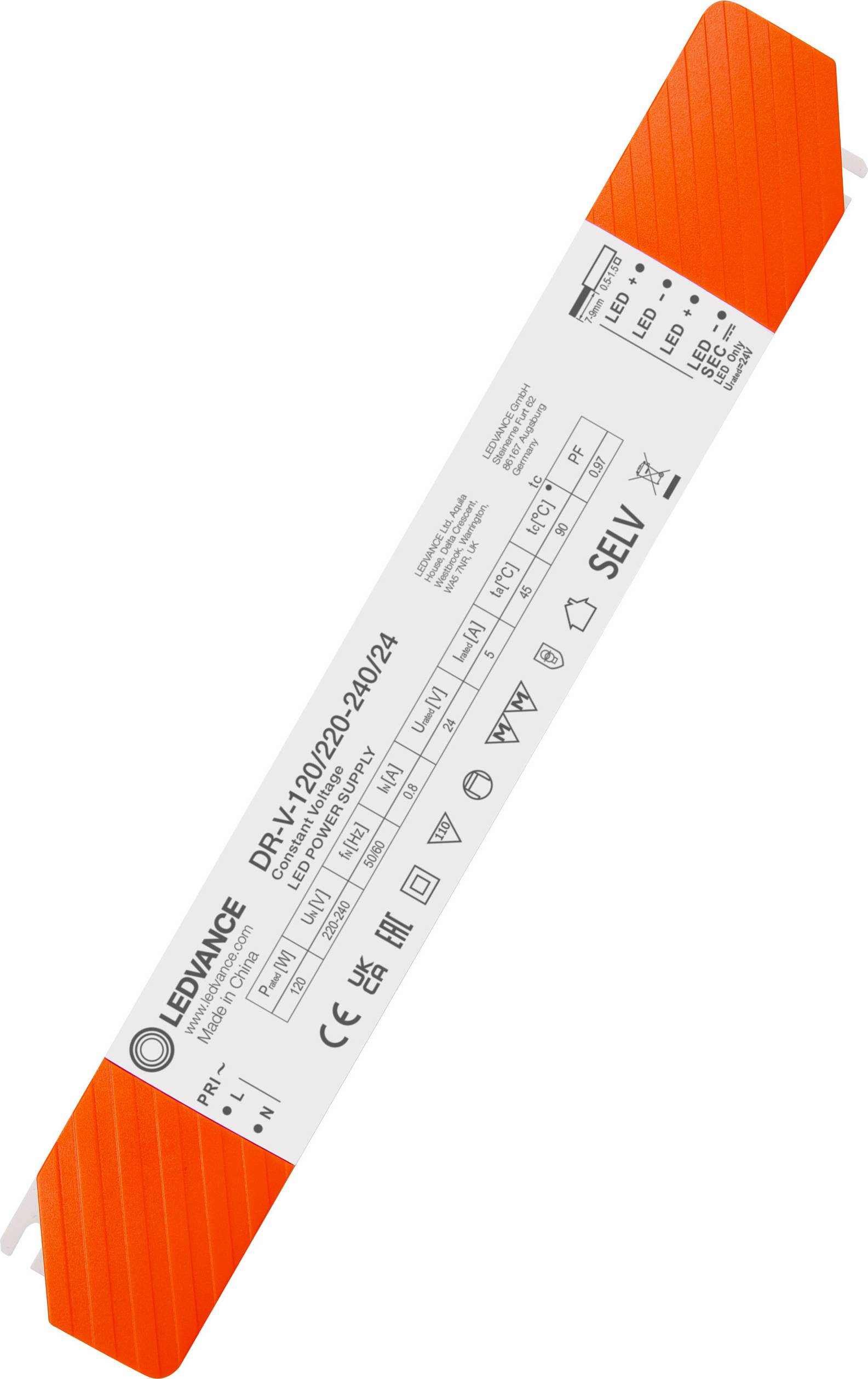 Transformer LEDVANCE LED Transformer DR IP20 120W