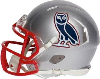 NFL New England Patriots Riddell Mini Helmet Silver