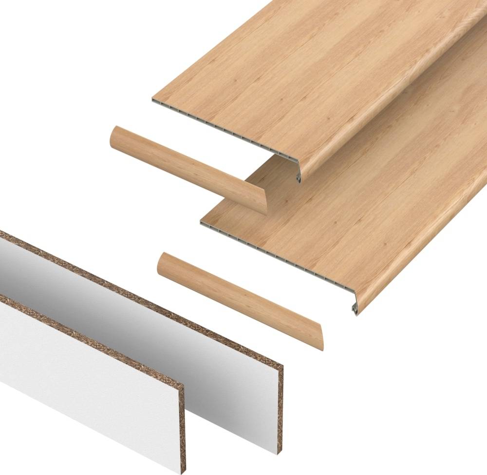 StairCraft 2-Pack Tread Riser Kit