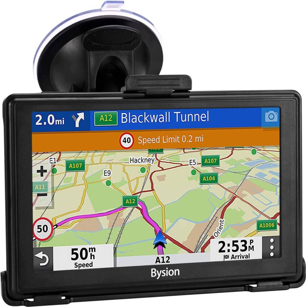 Bysion SAT NAV Map 7 Inch GPS Navigation