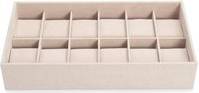 Wolf Vault 12pc Watch Tray Insert Beige
