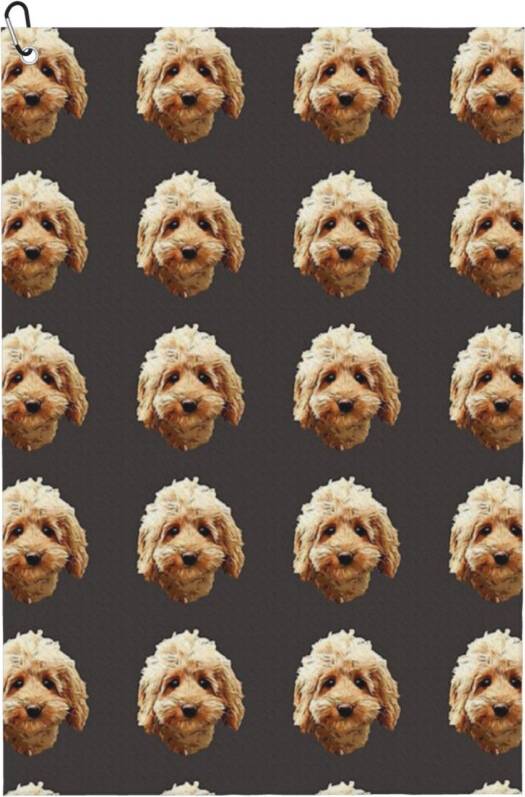 WHIBOS Cavapoo Cockapoo Doodle Golf Towel