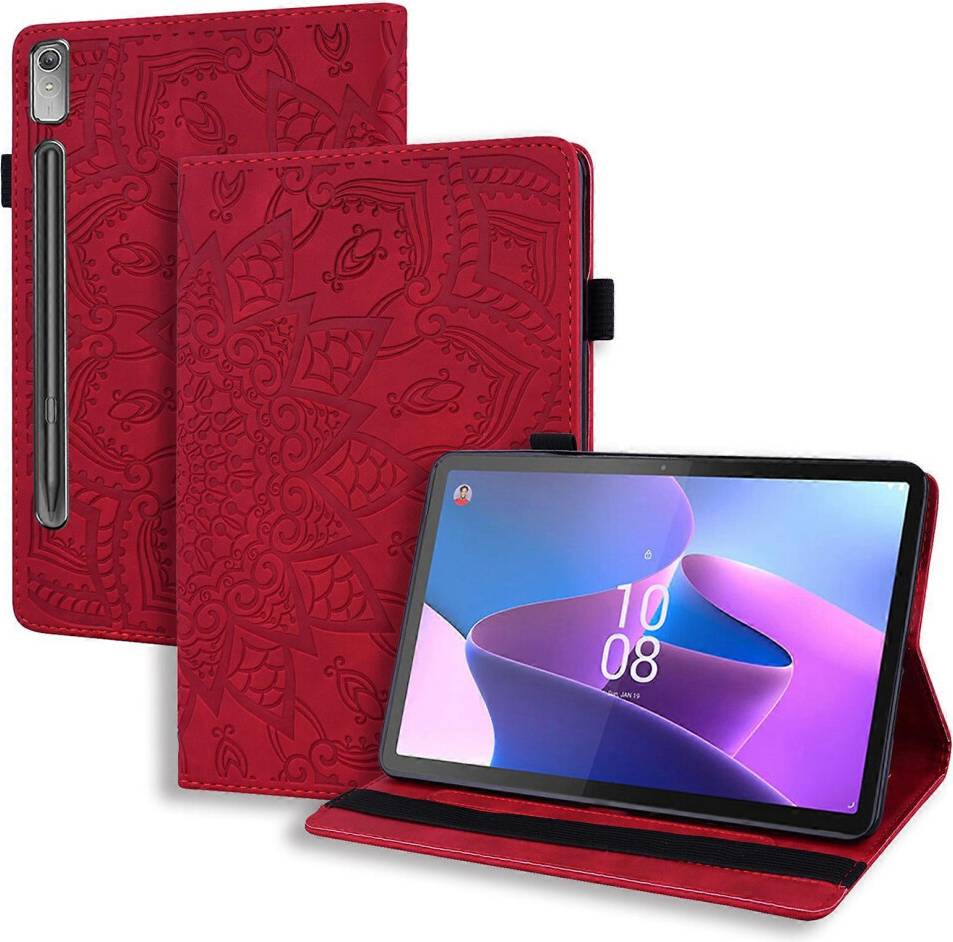 Pattern PU Leather Stand Card Slot Tablet Case
