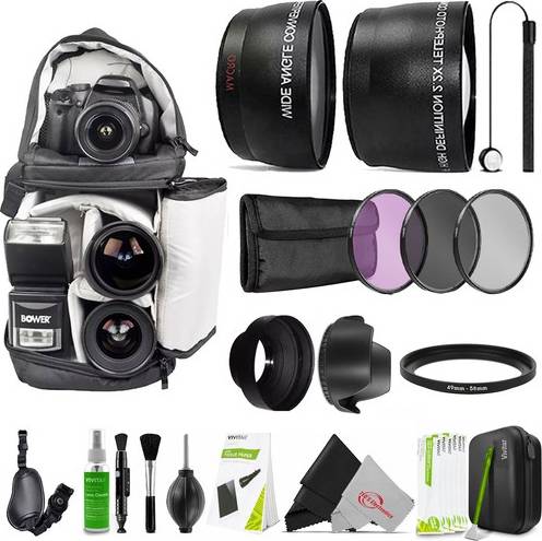 Canon eos r50 kit Vivitar 49mm Complete Accessory Kit For Canon EOS R100 R50 R10 R7