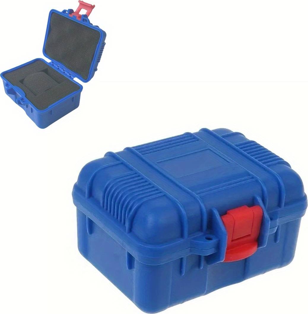 Temu Durable Rectangular Plastic Watch Storage Case