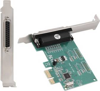 Parallel Parallel Port DB25 LPT Printer To PCI-E Card Adapter