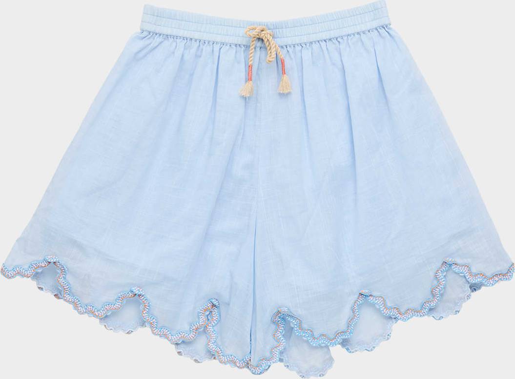 Zimmermann Cascadian Ric Rac Shorts - Blue