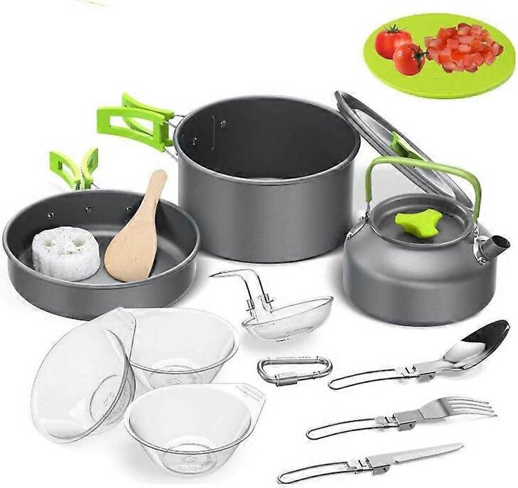 Hiigyl Outdoor Camping Tableware Cookware Set