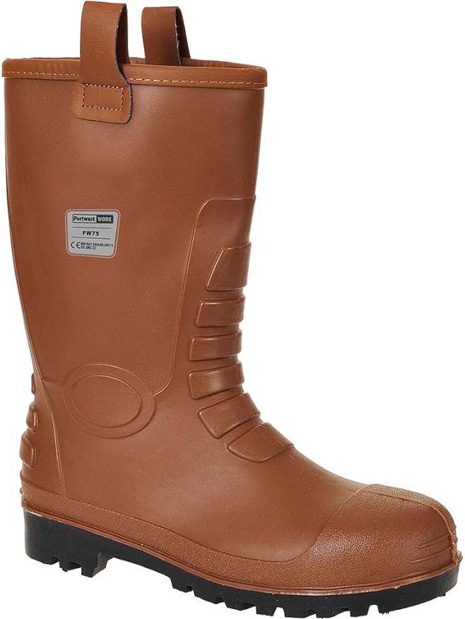 Portwest FW75 Steel PVC Rigger Boot S5 FO - Tan