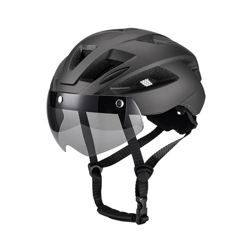 Adult Bike Helmet Light Microshell Titanium