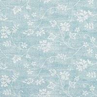 Floral Vine PVC Table Protector Blue Tablecloth