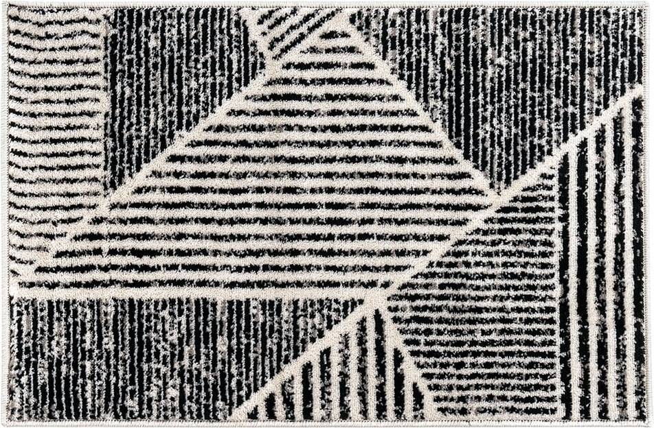 Distressed Trellis Area Rug Carpet
