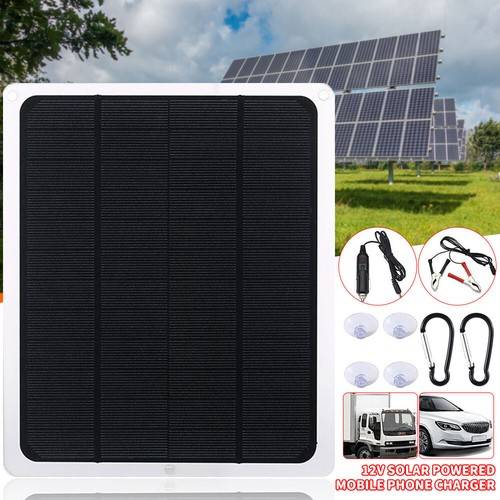 100w solar panel 100W Portable Solar Panel Trickle Charger Kit