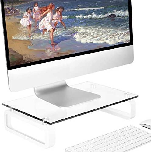 Clear Computer Monitor Stand Riser