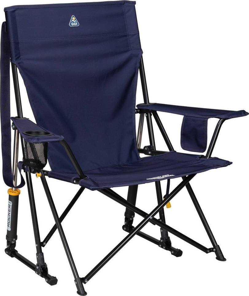 GCI Outdoor Comfort Pro Rocker Camping Chair Blue