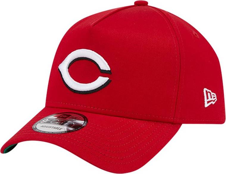 New Era Red Cincinnati Reds Team Color A-Frame Adjustable Hat - Red