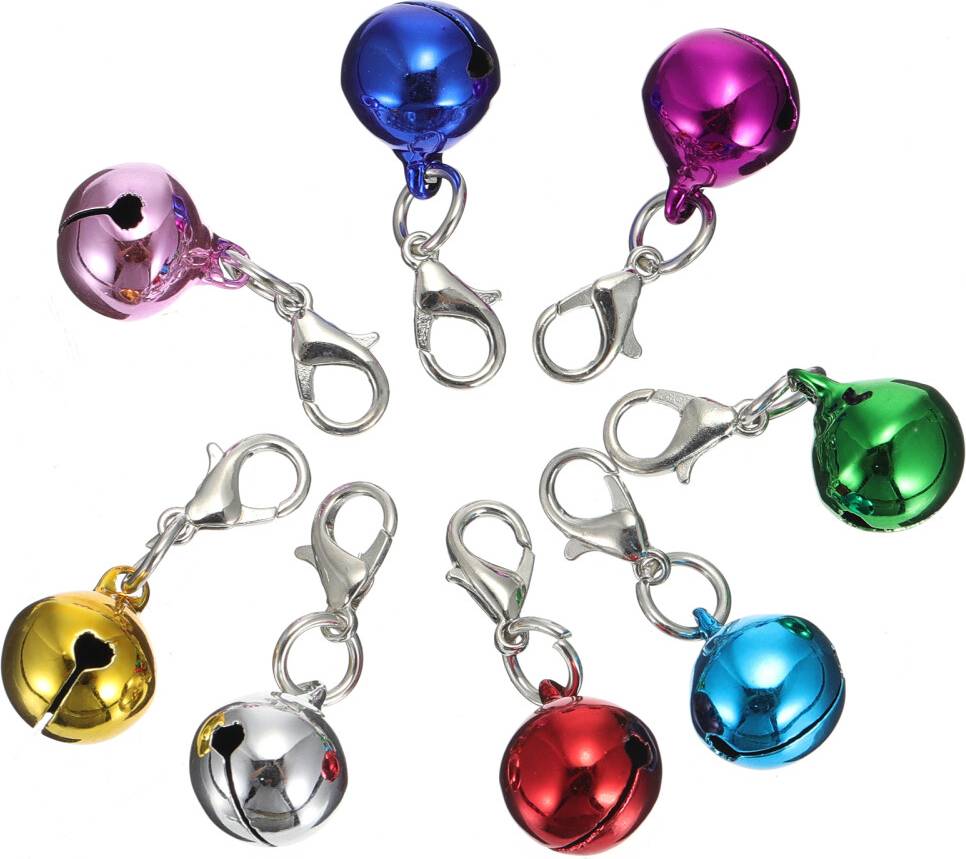 Inoomp Bell Keychain Security Alarm Pendant Backpack