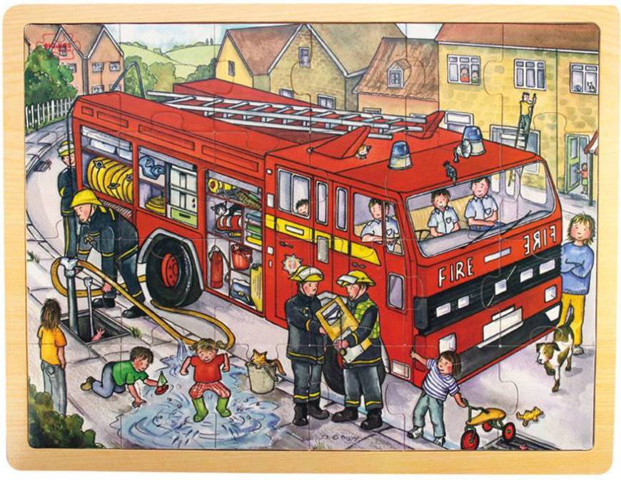  Fire Engine 24 Pieces