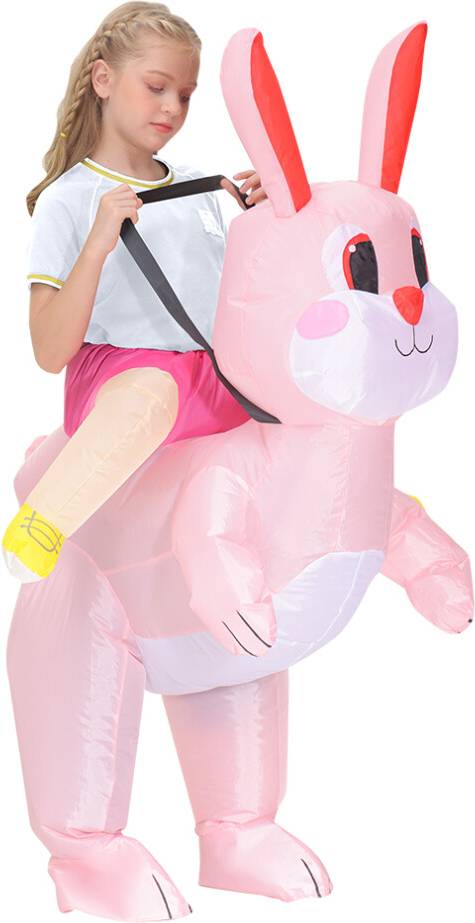 MDSRJONE Rabbit S80-120cm Flamingo Inflatable Costume