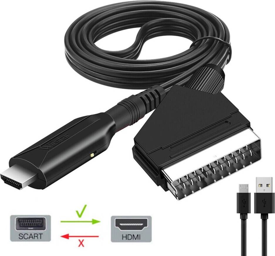 Scart hdmi converter Portable SCART To HDMI Converter Cable